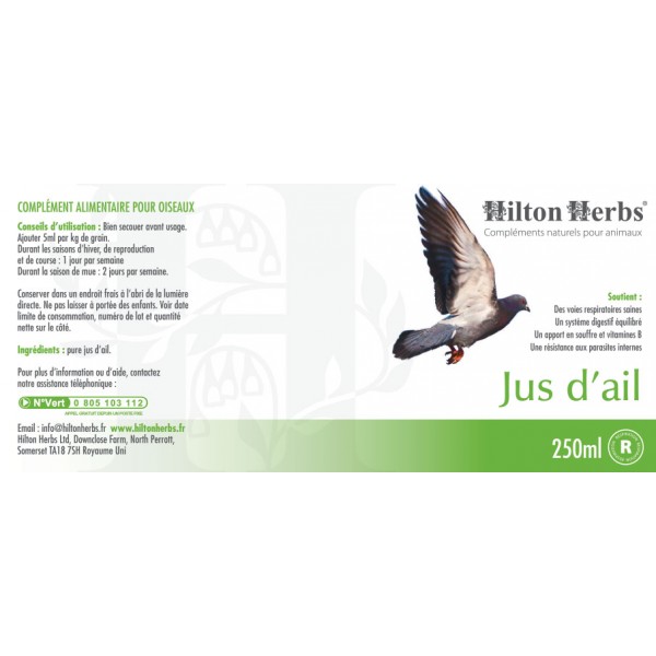 Ail pour oiseaux et poules de Hilton Herbs